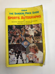 1994 Sanders guide to price autographs signed book