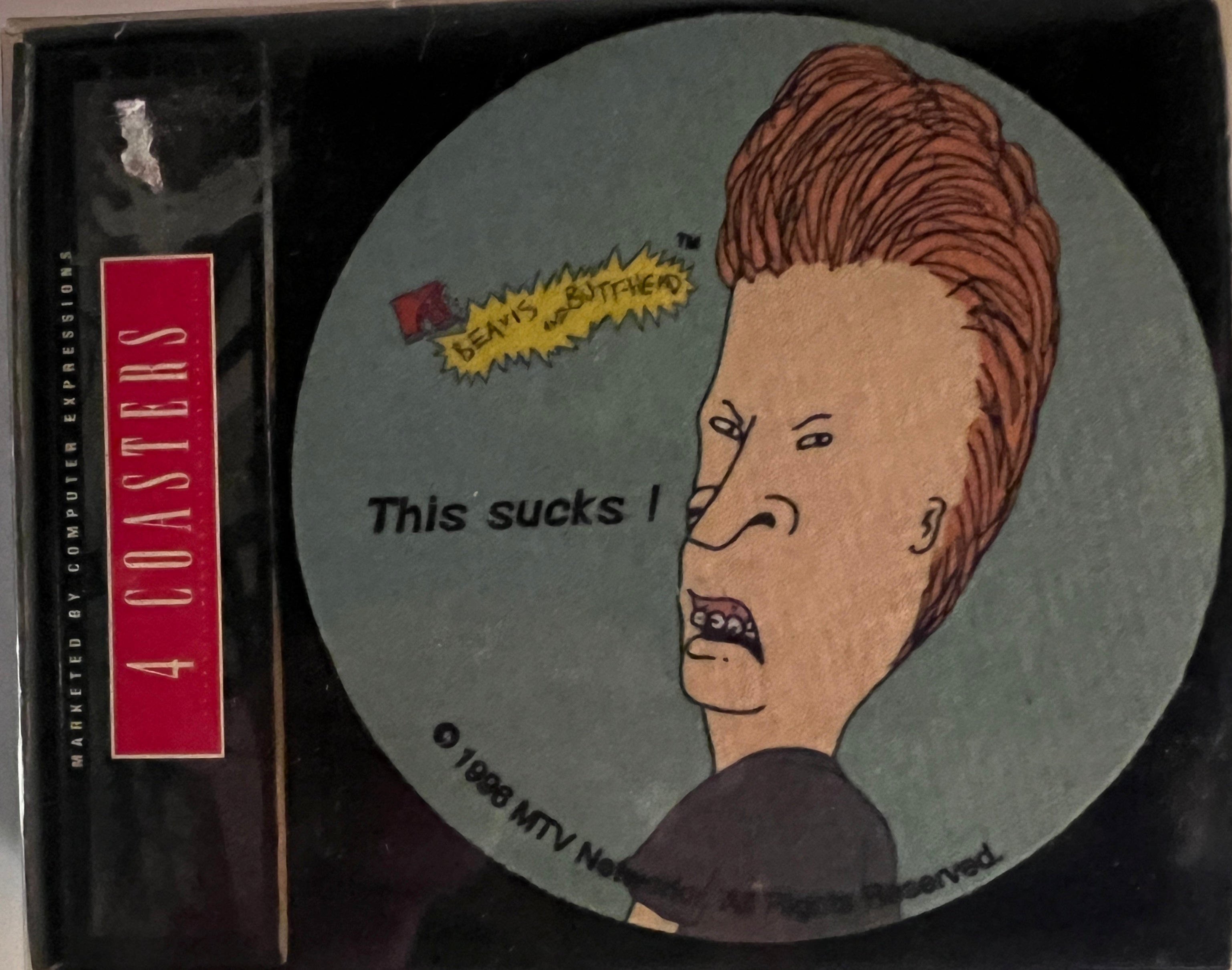 Beavis and Butthead coaster set