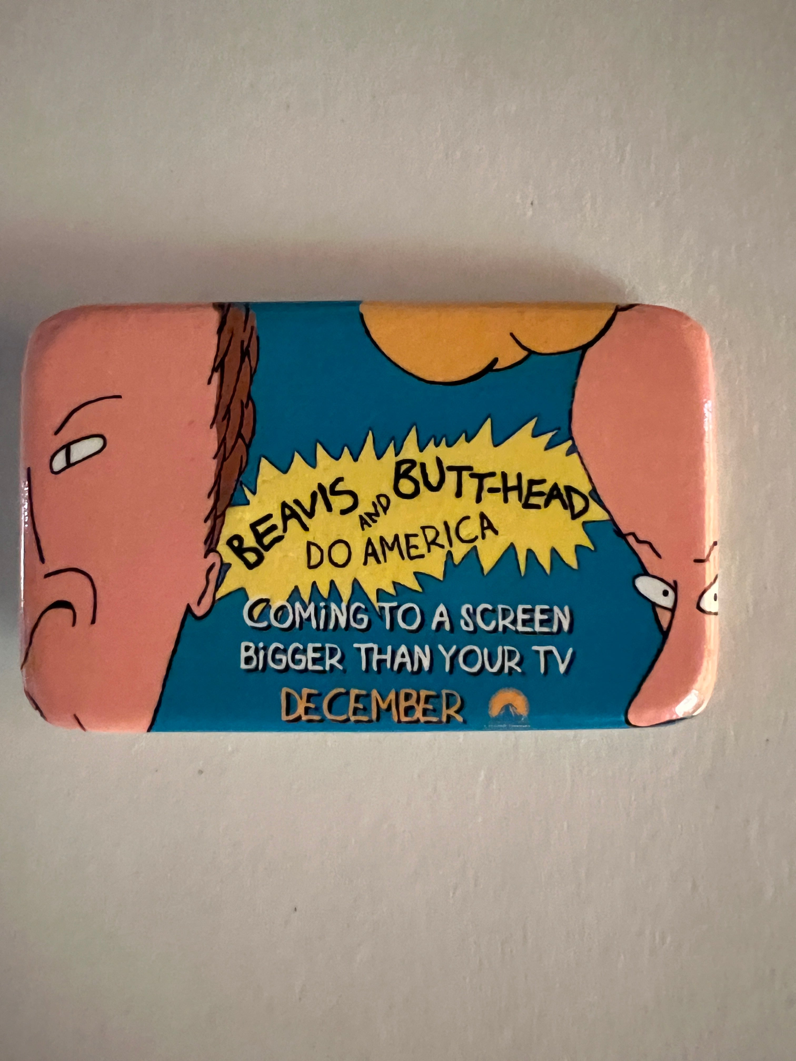 Beavis and Butthead Do America pin