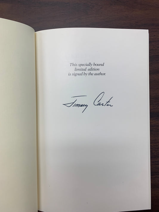 Keeping Faith signed by President Jimmy Carter