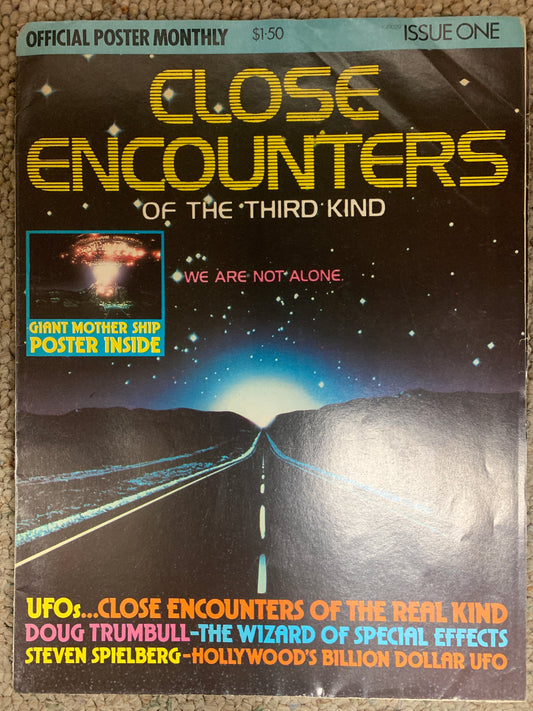 Close Encounters unsigned magazine poster