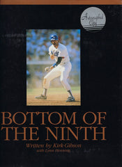 Bottom of the Ninth Kirk Gibson signed autobiography