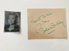 Soprano Gwen Catley Signature Cut and Photo