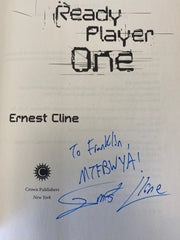 Ready Player One signed book