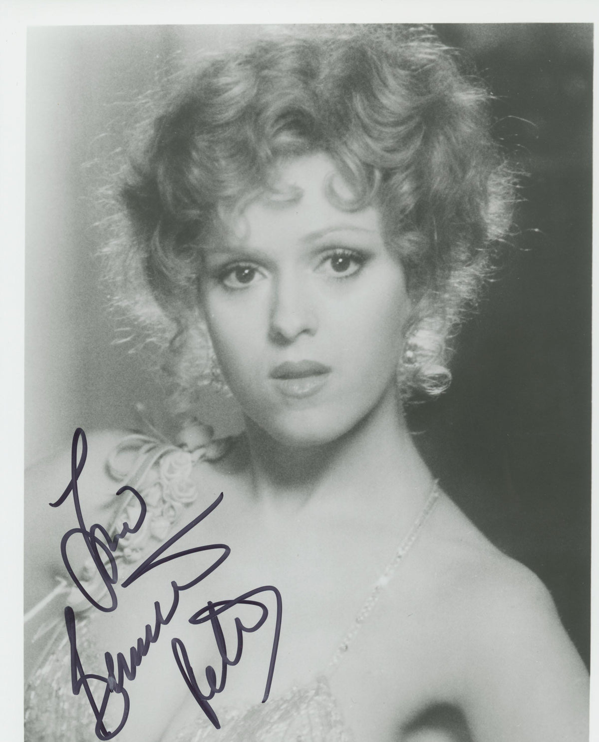 Bernadette Peters signed photo