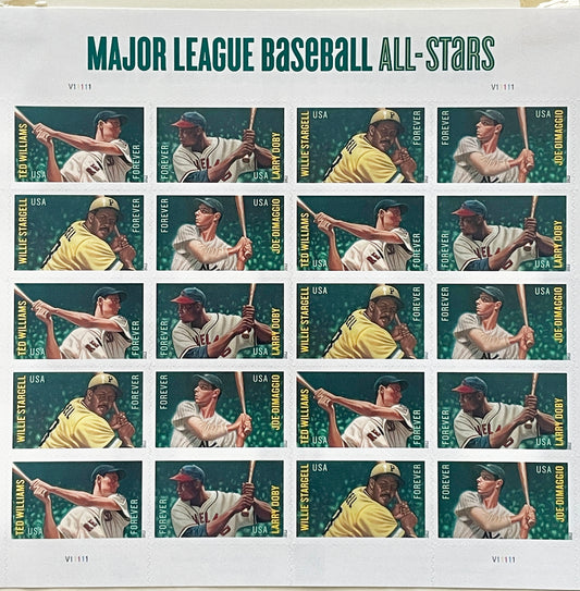 2012 MLB All-Stars stamp set of 20