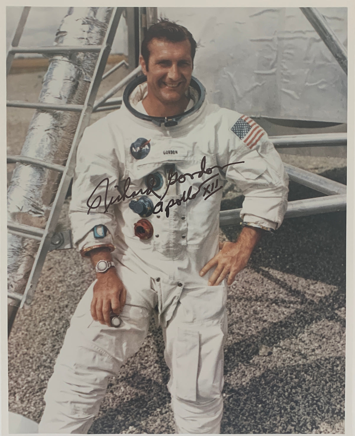 Astronaut Richard Gordon signed photo. GFA Authenticated