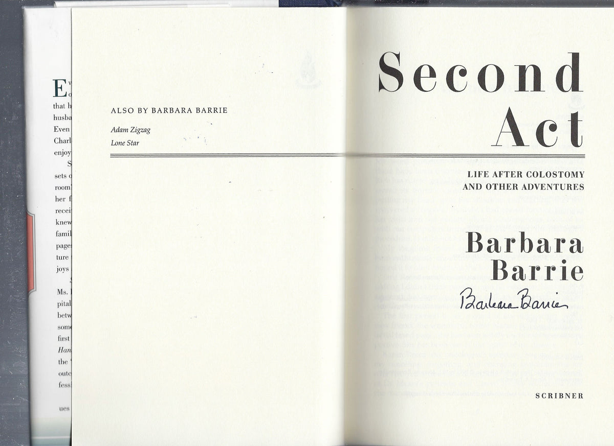 Barbara Barrie signed book