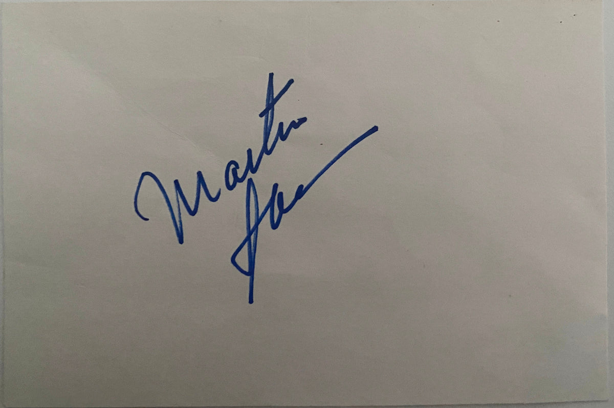 Martin Sheen original signature. GFA Authenticated