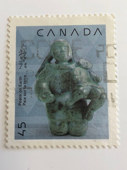 1990 Mother and Child - Peace on Earth - Canada 45c Stamp