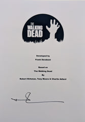 Andrew Lincoln signed The Walking Dead Signed Glossy Script Cover