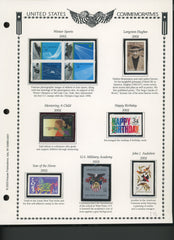 2002 United States Commemorative Stamp Set