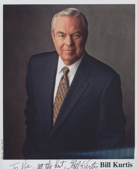 Bill Kurtis signed photo