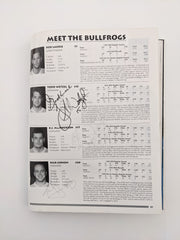 Anaheim Bullfrogs Roller Hockey Program - 15 Autographs