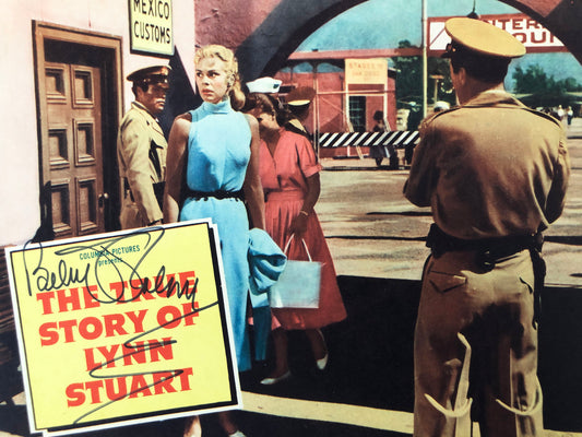 The True Story of Lynn Stuart signed lobby card