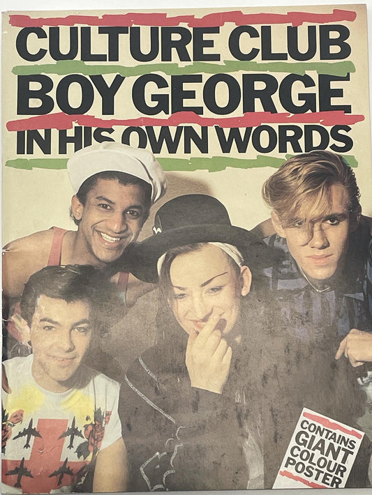 Boy George In His Own Words unsigned book