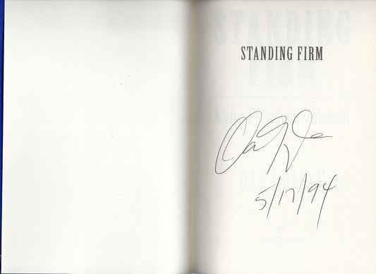 Dan Quayle signed book