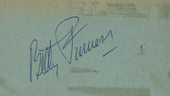 Betty Furness signed valet ticket