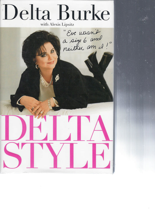 Delta Burke signed book