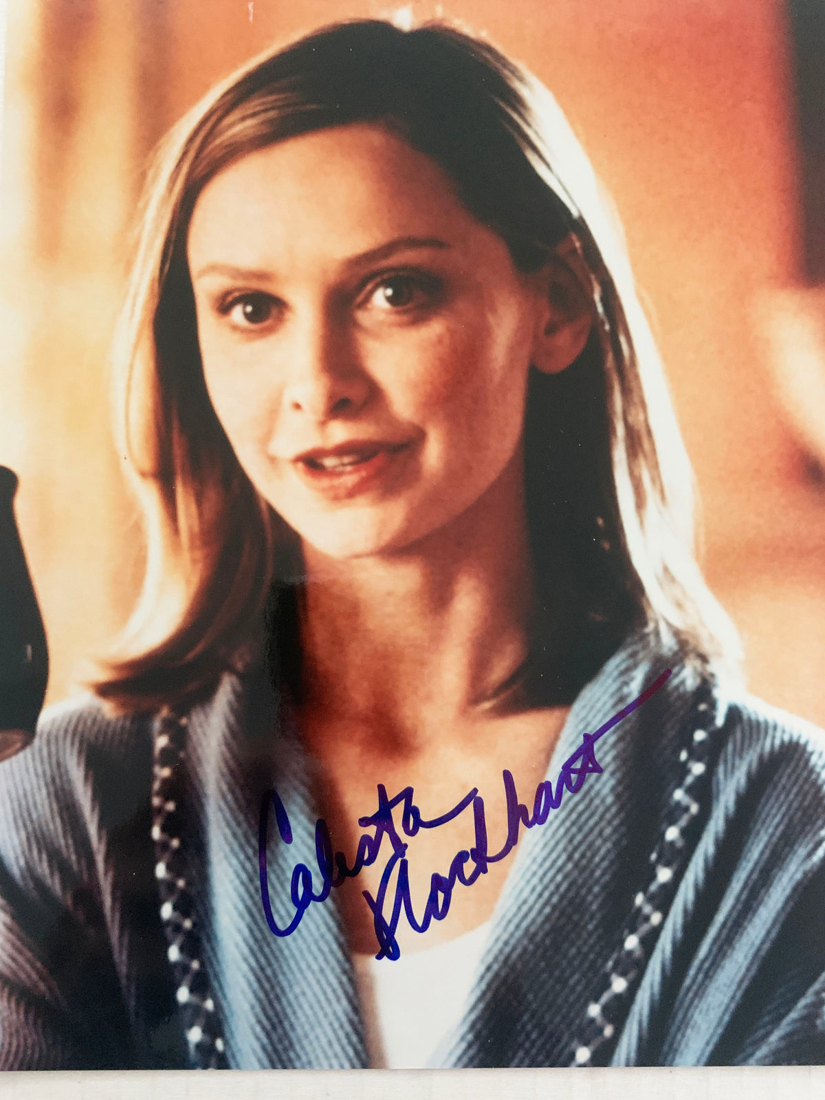 Ally McBeal Calista  Flockhart signed photo