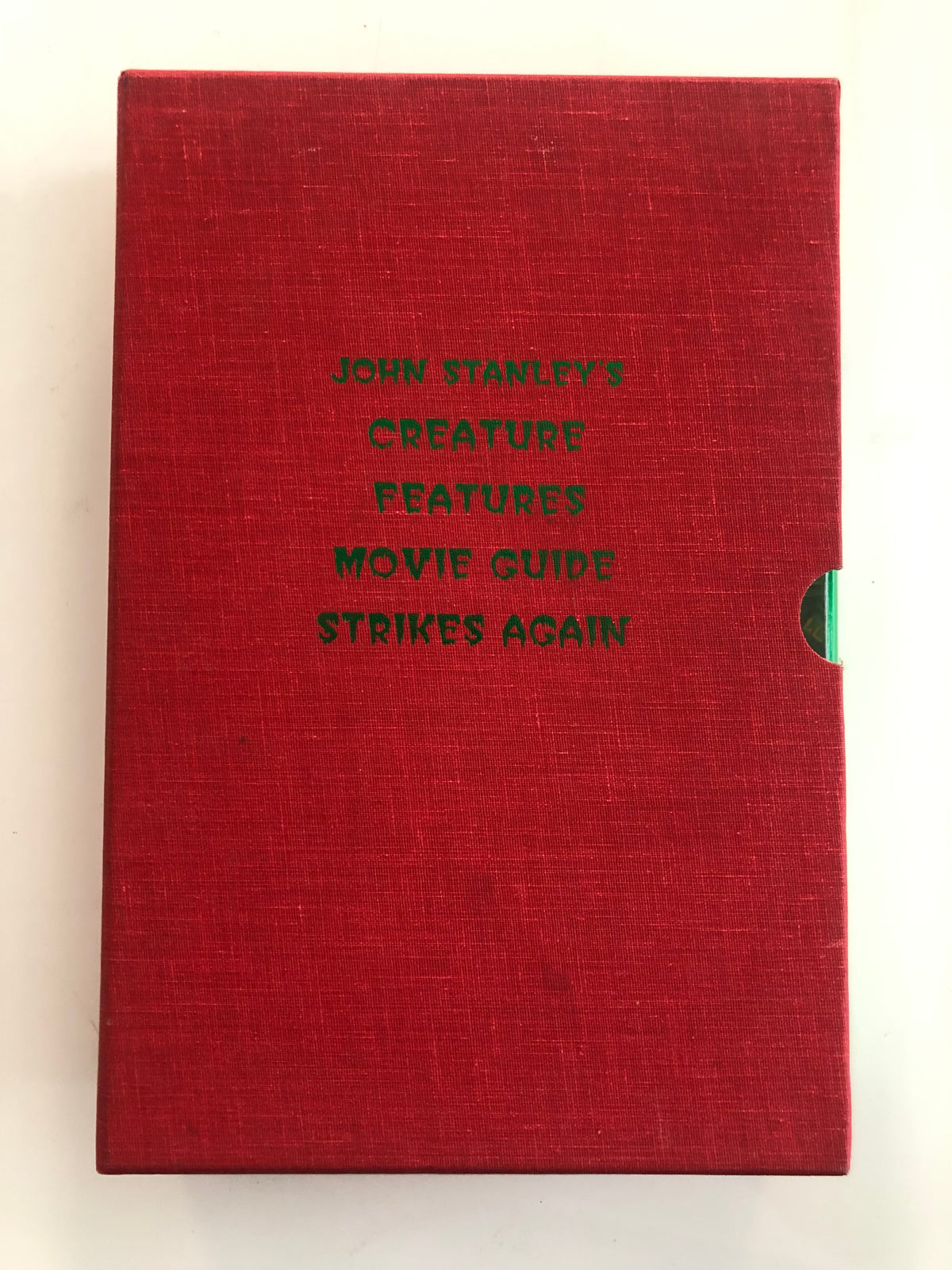 John Stanley's Creature Features Movie Guide Strikes Again signed book