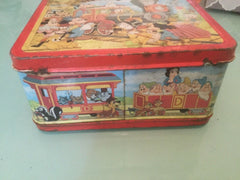 1970s Walt Disney Express vintage lunchbox