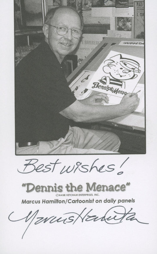 Dennis the Menace Marcus Hamilton signed photo