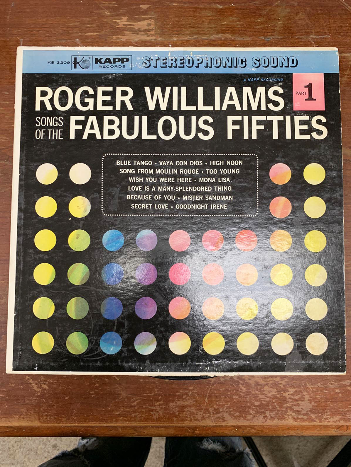 Roger Williams Songs of the Fabulous 50's Album