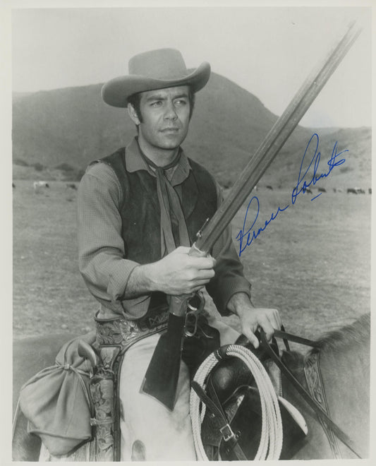 Bonanza Pernell Roberts signed photo. GFA Authenticated