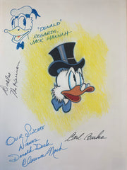 Scrooge McDuck hand drawn sketch