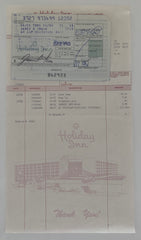 Astronaut Jim Irwin signed receipt