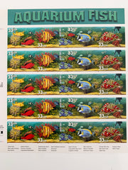 Aquarium Fish Collectible Sheet of 20 33 Cent Stamps