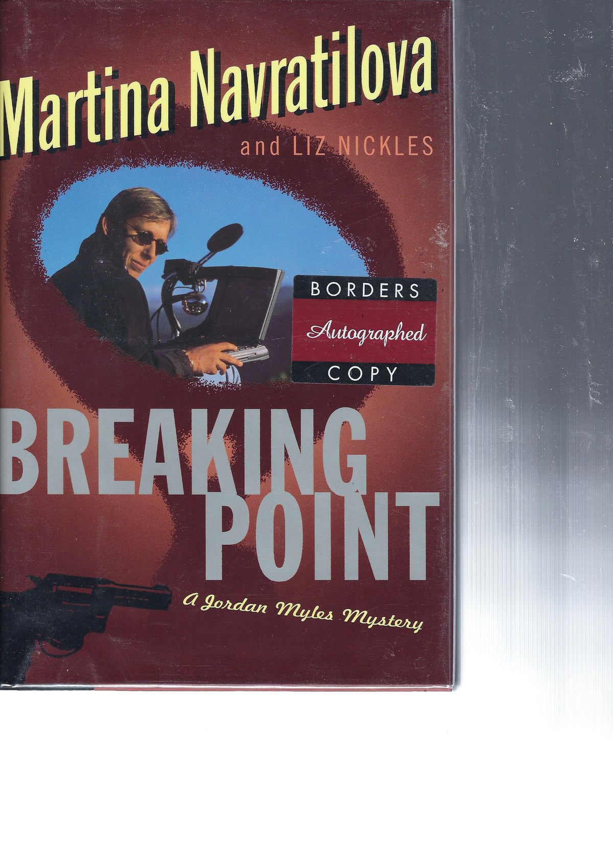 Breaking Point Martina Navratilova signed book