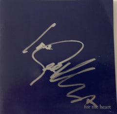 George Michael For the Heart signed CD Cover