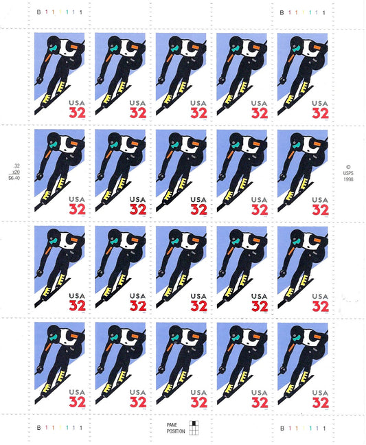 Alpine Skiing Stamps