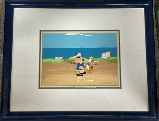 Porky Pig original animation sericel