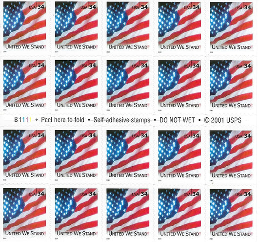 American Flag stamps