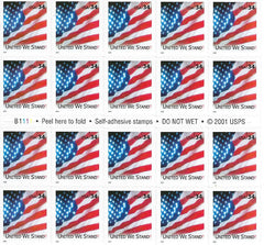 American Flag stamps