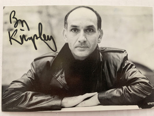 Ben Kingsley signed photo