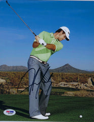 Aaron Baddeley signed photo. PSA