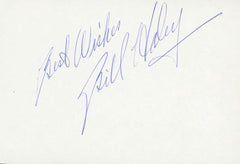 Bill Haley signature cut. GFA Authenticated