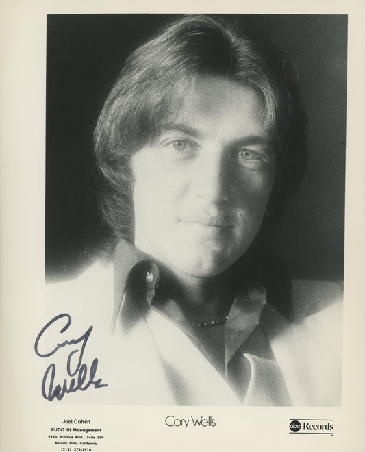 Three Dog Night Cory Wells signed photo