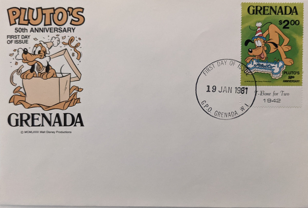 1981 Grenada  Pluto's 50th Anniversary First Day Cover