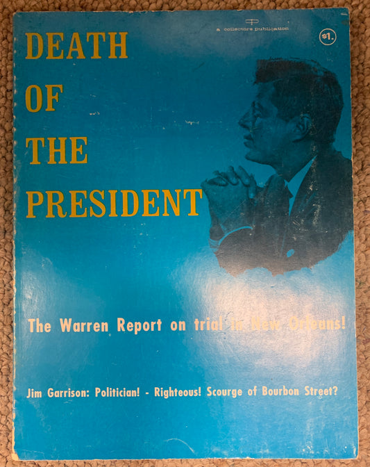 Warren Commission Death Of The President signed book