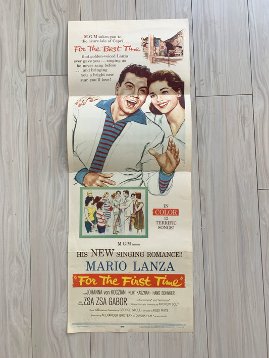 For the First Time original 1959 vintage movie poster