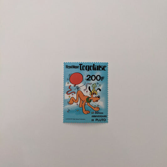 1980 Togo Pluto's 50th Anniversary Stamp