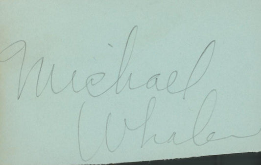 Michael Whalen signature cut