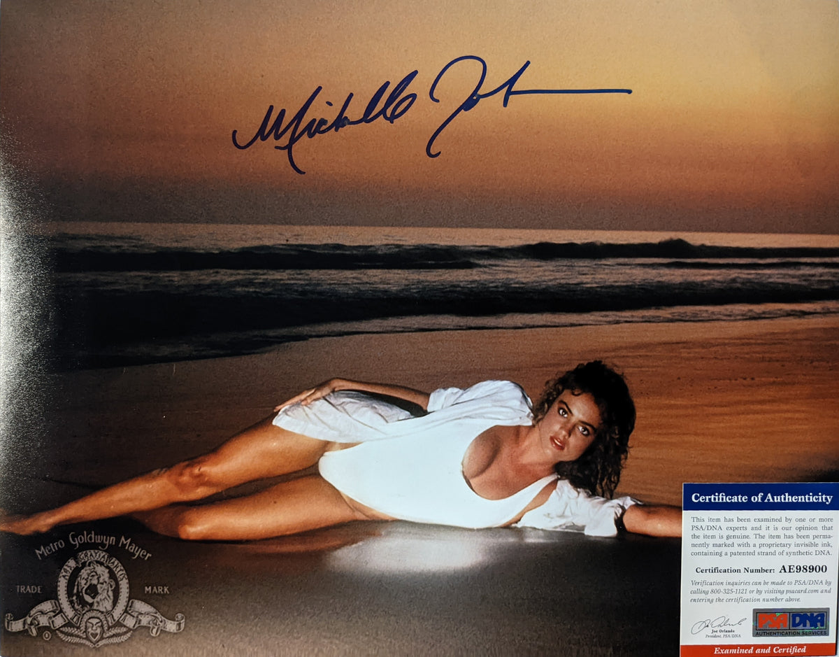 Blame it on Rio Michelle Johnson Signed Photo. PSA Authenticated