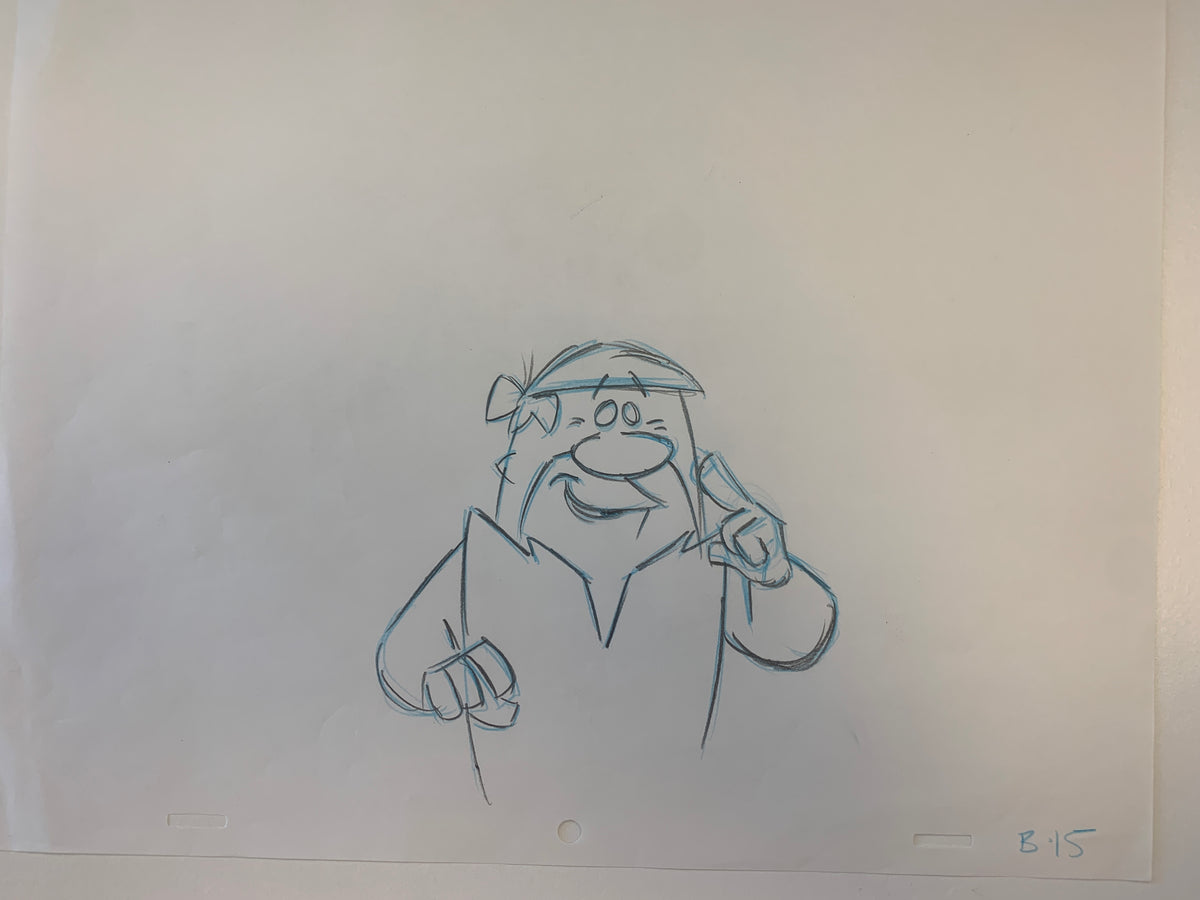 Flintstones original artwork for animation cel