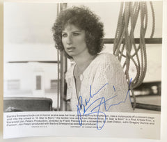 A Star Is Born Barbra Streisand signed movie photo